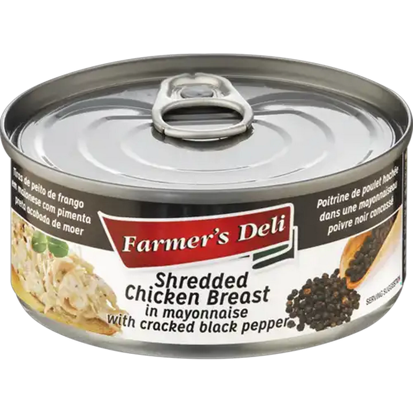 Image of Farmer's Deli Shredded Chicken Mayo & Pepper 150g