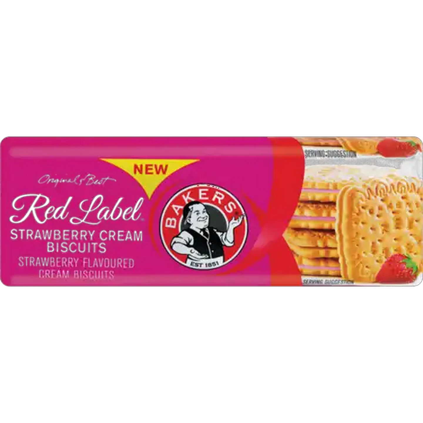 Checkers Sixty60 | Bakers Red Label Strawberry Cream Biscuits 200g
