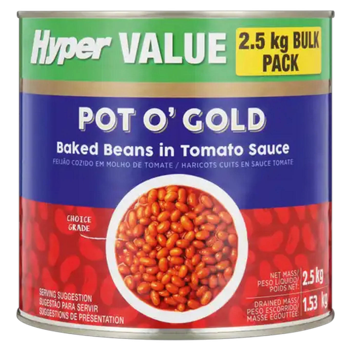 Image of Pot O' Gold Beans In Tomato Sauce 2.5kg