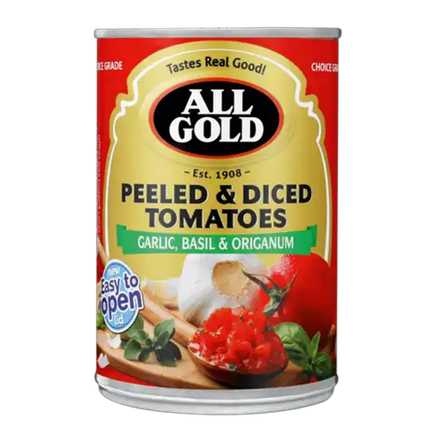 Image of ALL GOLD Peeled & Diced Tomatoes Can 400g