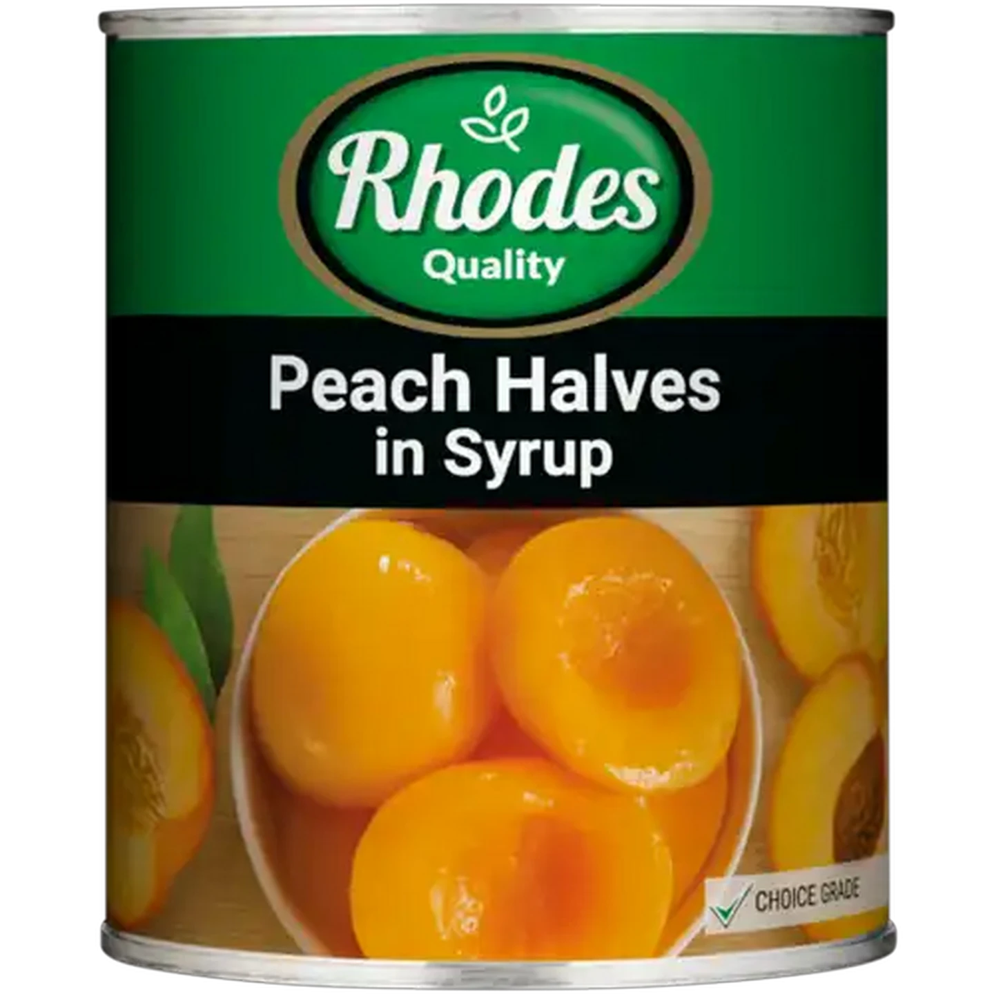Image of Rhodes Quality Peach Halves in Syrup 825g