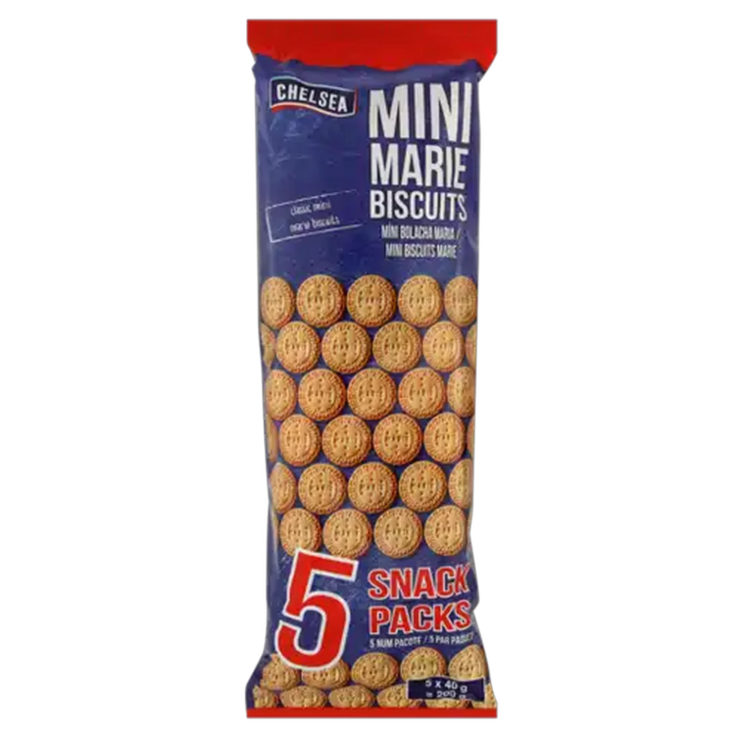 Image of Chelsea Mini Marie Flavoured Biscuits 5 x 40g