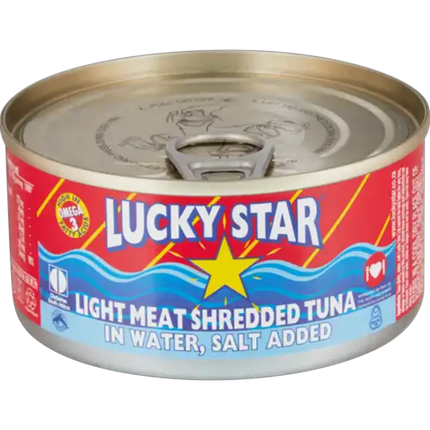 Image of Lucky Star Light Meat Shredded Tuna in Water, Salt Added 170g