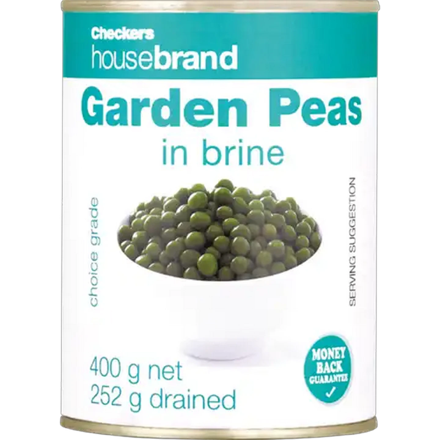 Image of Checkers Housebrand Garden Peas In Brine 400g