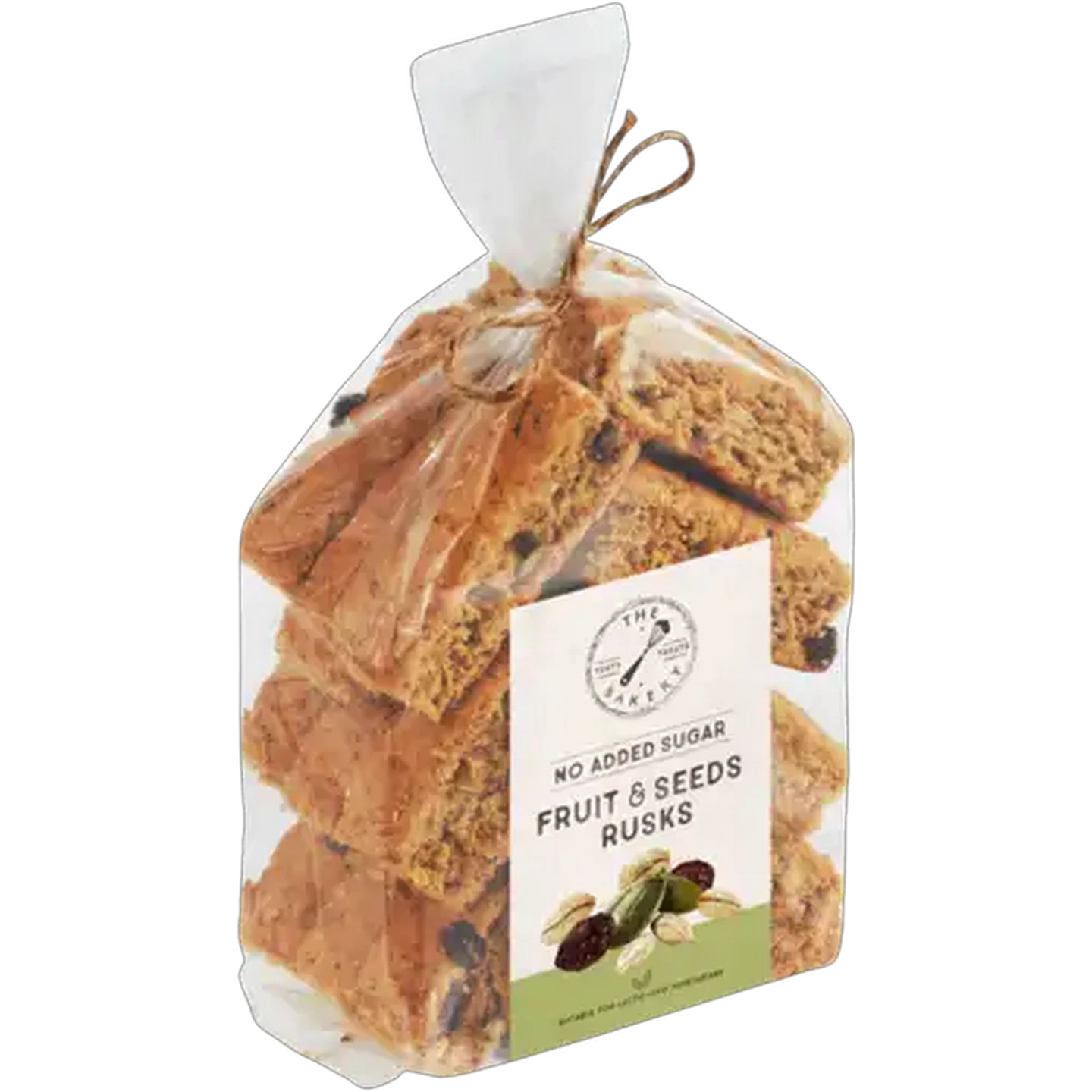 Image of The Bakery No Added Sugar Fruit & Seeds Rusks 475g