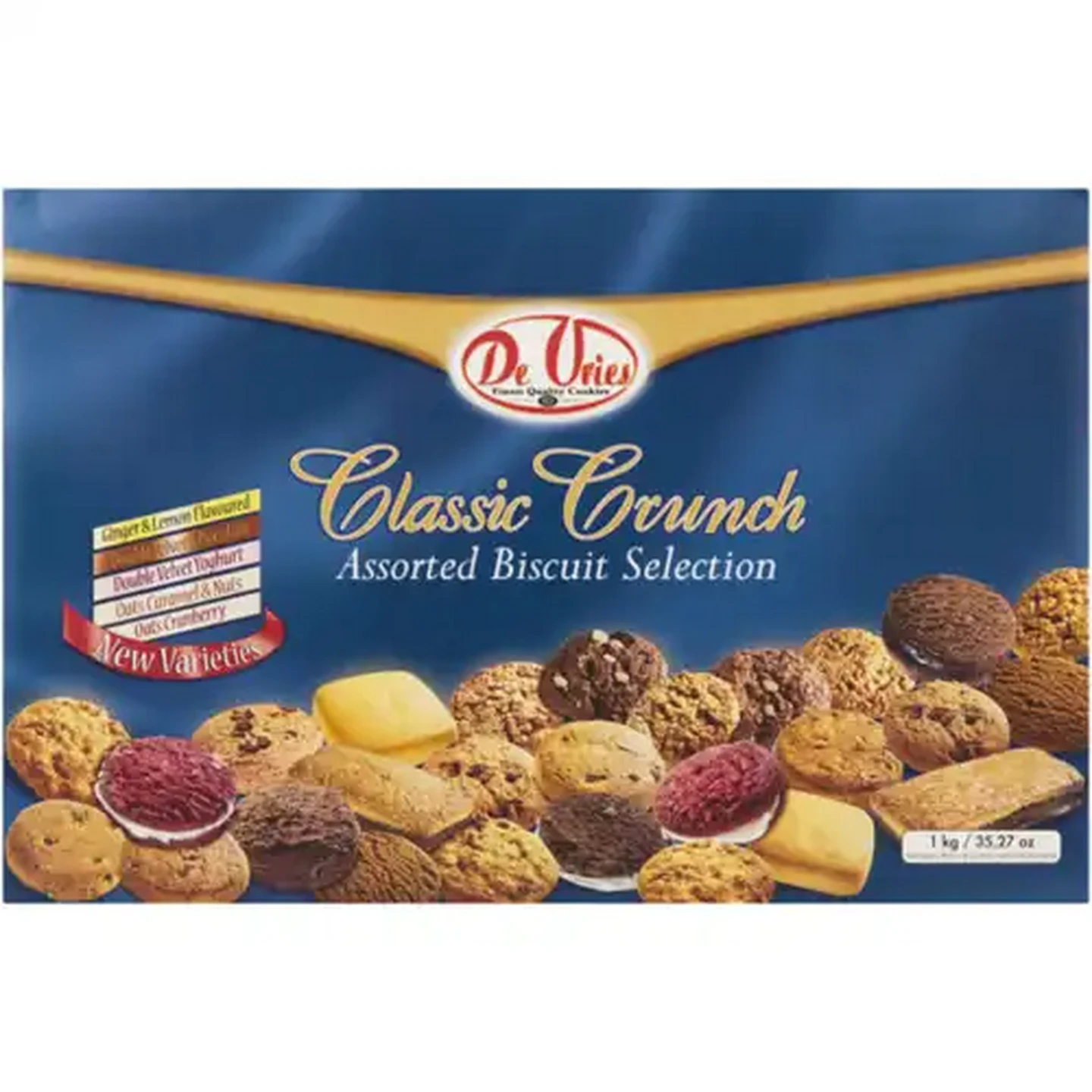 Image of De Vries Classic Crunch Assorted Biscuit Selection 1kg