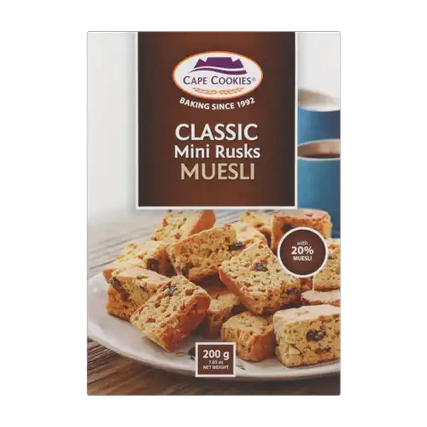 Image of Cape Cookies Mini Classic Muesli Rusks 200g Box