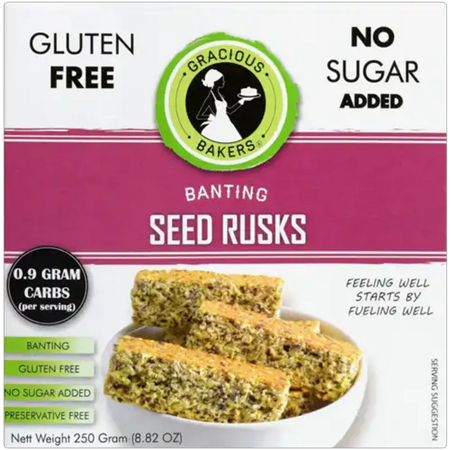 Image of Gracious Bakers Seed Rusks 250g