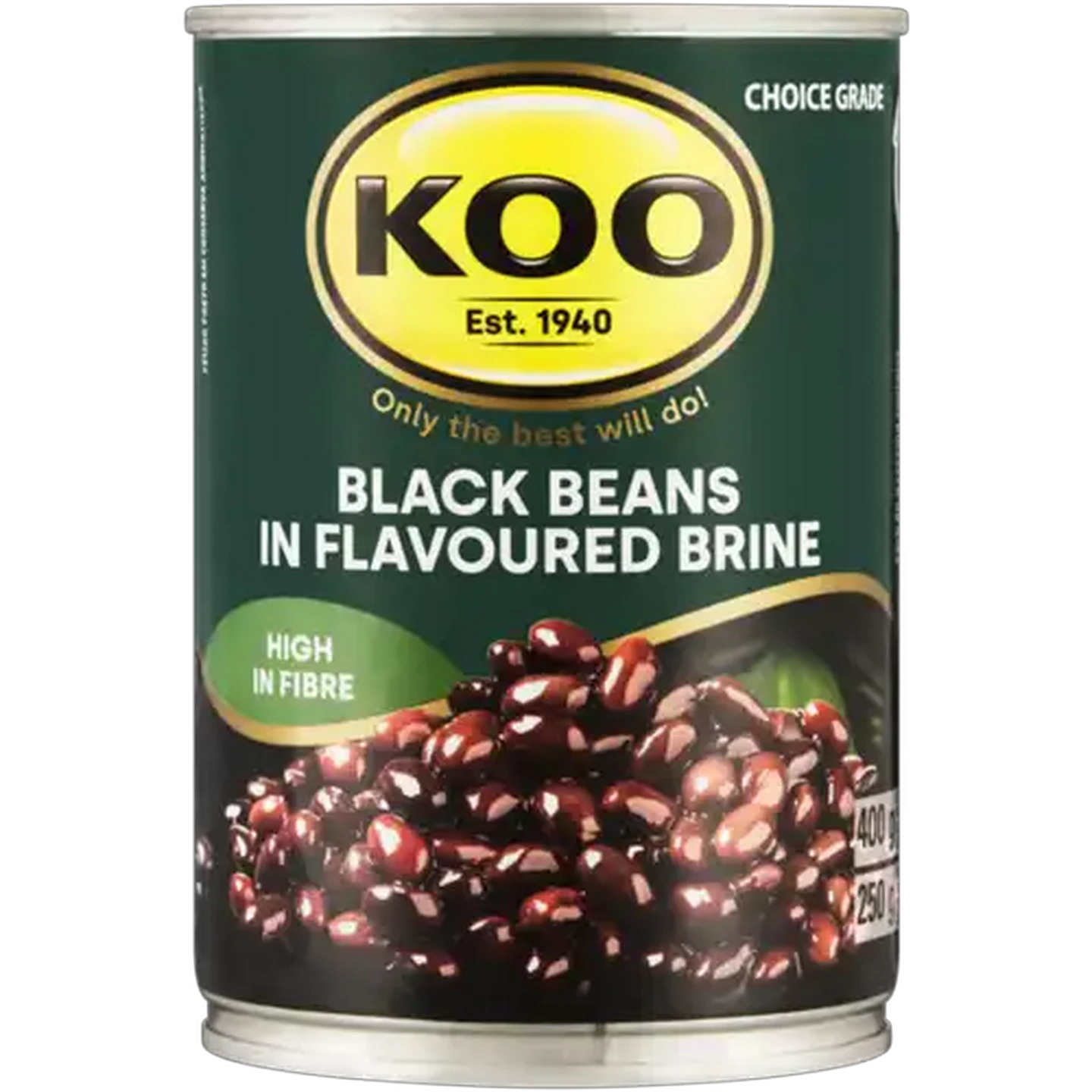 Image of KOO Black Beans in Flavoured Brine 400g