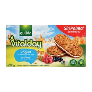 Gullόn Vitalday Berry Flavoured Biscuits 220g