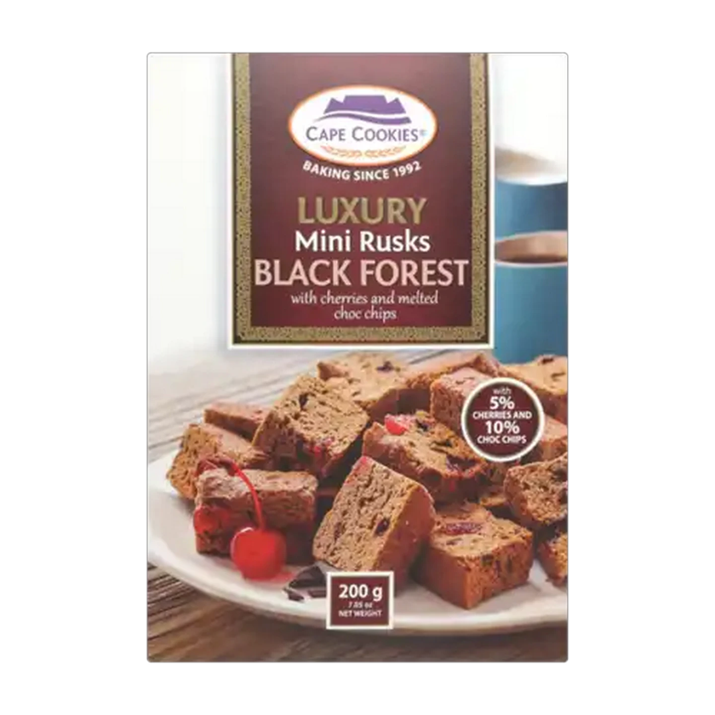 Image of Cape Cookies Mini Black Forest Rusks 200g Box