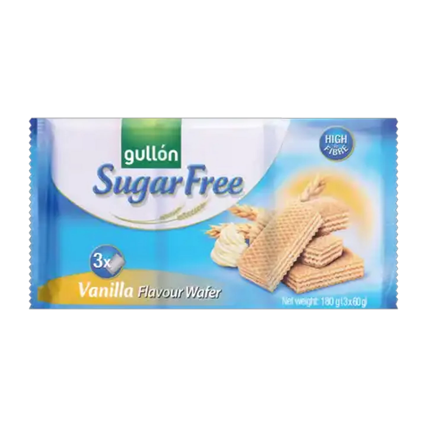 Image of Gullόn Sugar Free Vanilla Flavoured Wafers 180g