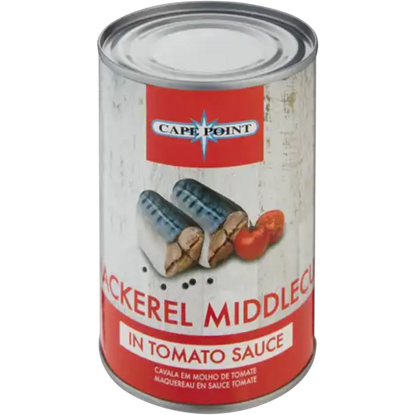 Image of Cape Point Mackerel Middlecut in Tomato Sauce 400g