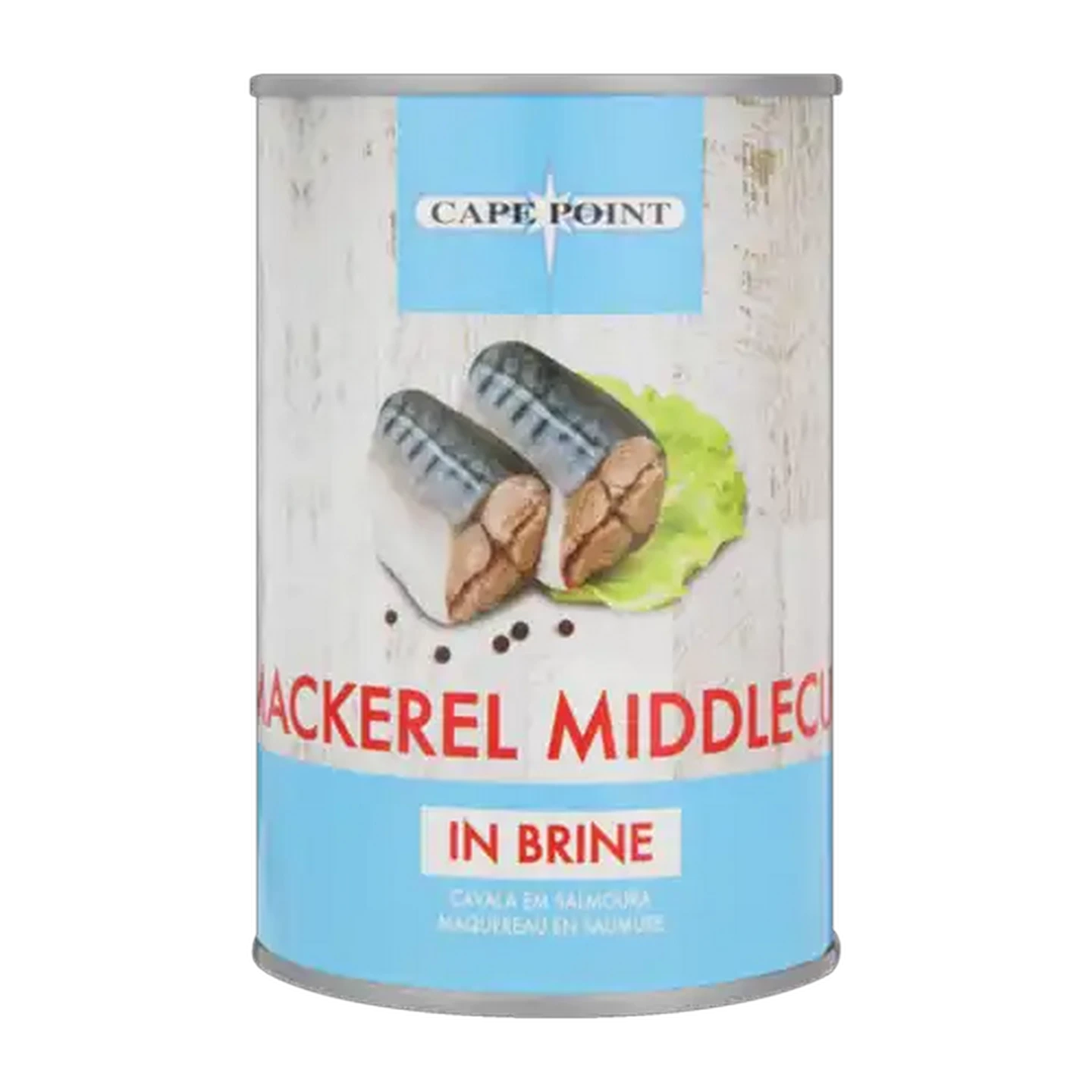 Image of Cape Point Makerel Middlecut In Brine 400g