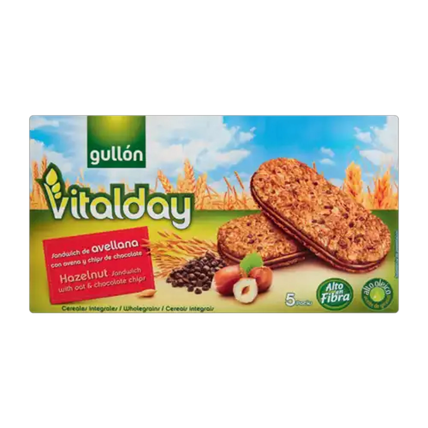 Image of Gullόn Vitalday Hazelnut Biscuits 220g