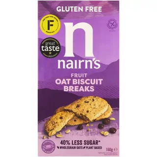 Nairn's Gluten Free Fruit Oat Biscuit Breaks 160g
