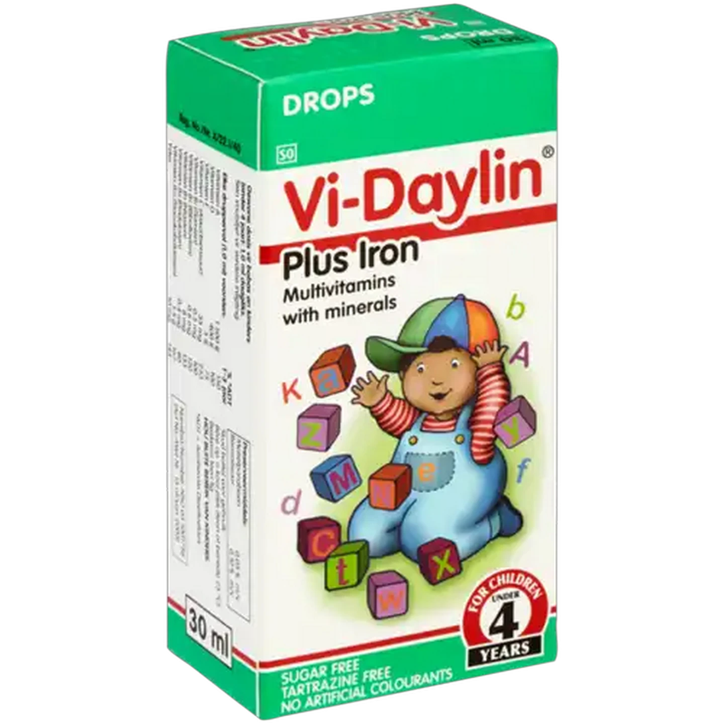 Image of Vi-Daylin Plus Iron Multivitamin Drops 30ml