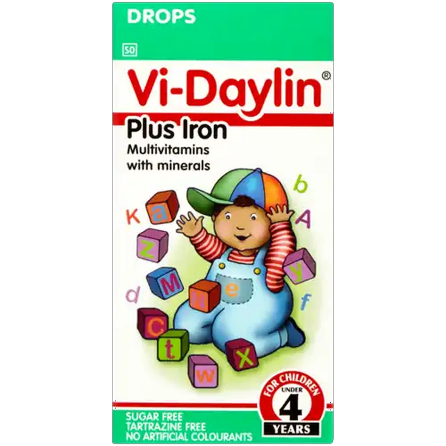 Image of Vi-Daylin Plus Iron Multivitamin Drops 30ml