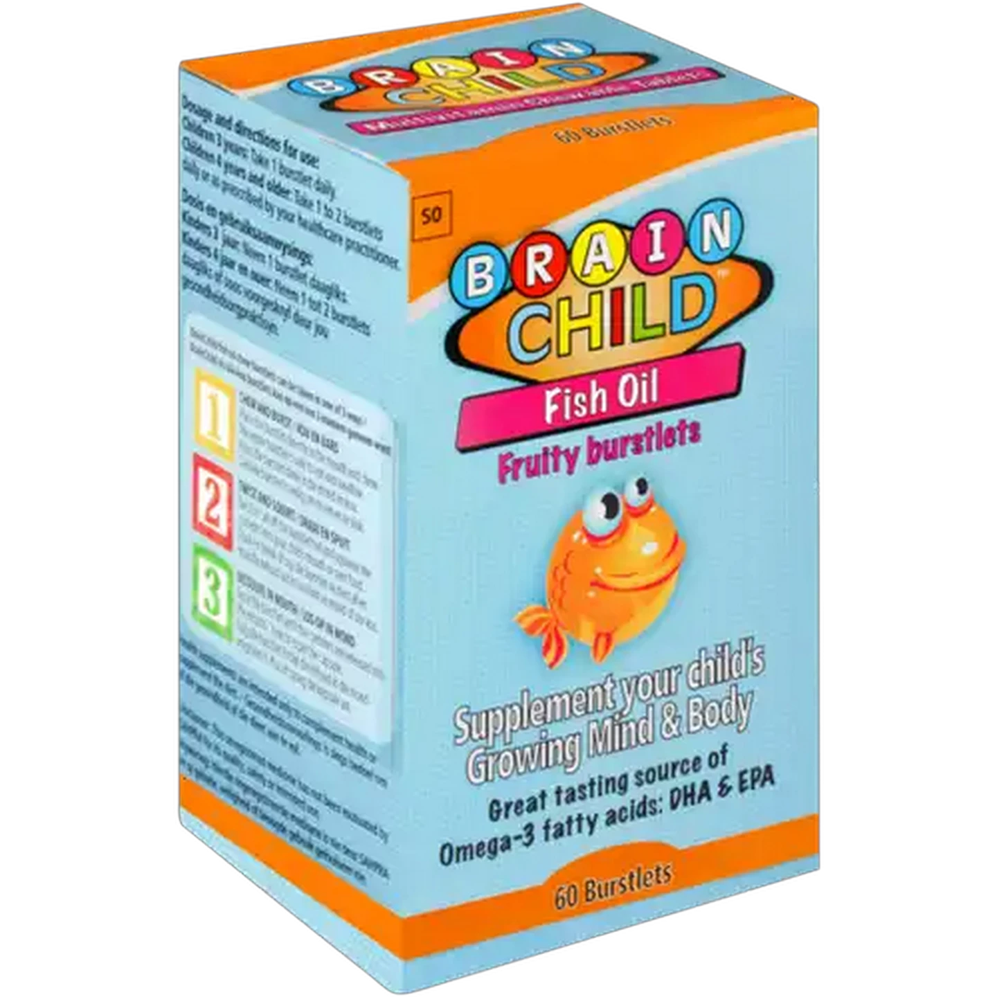 Image of Brain Child Fish Oil Fruity Burstlets 60-Pack