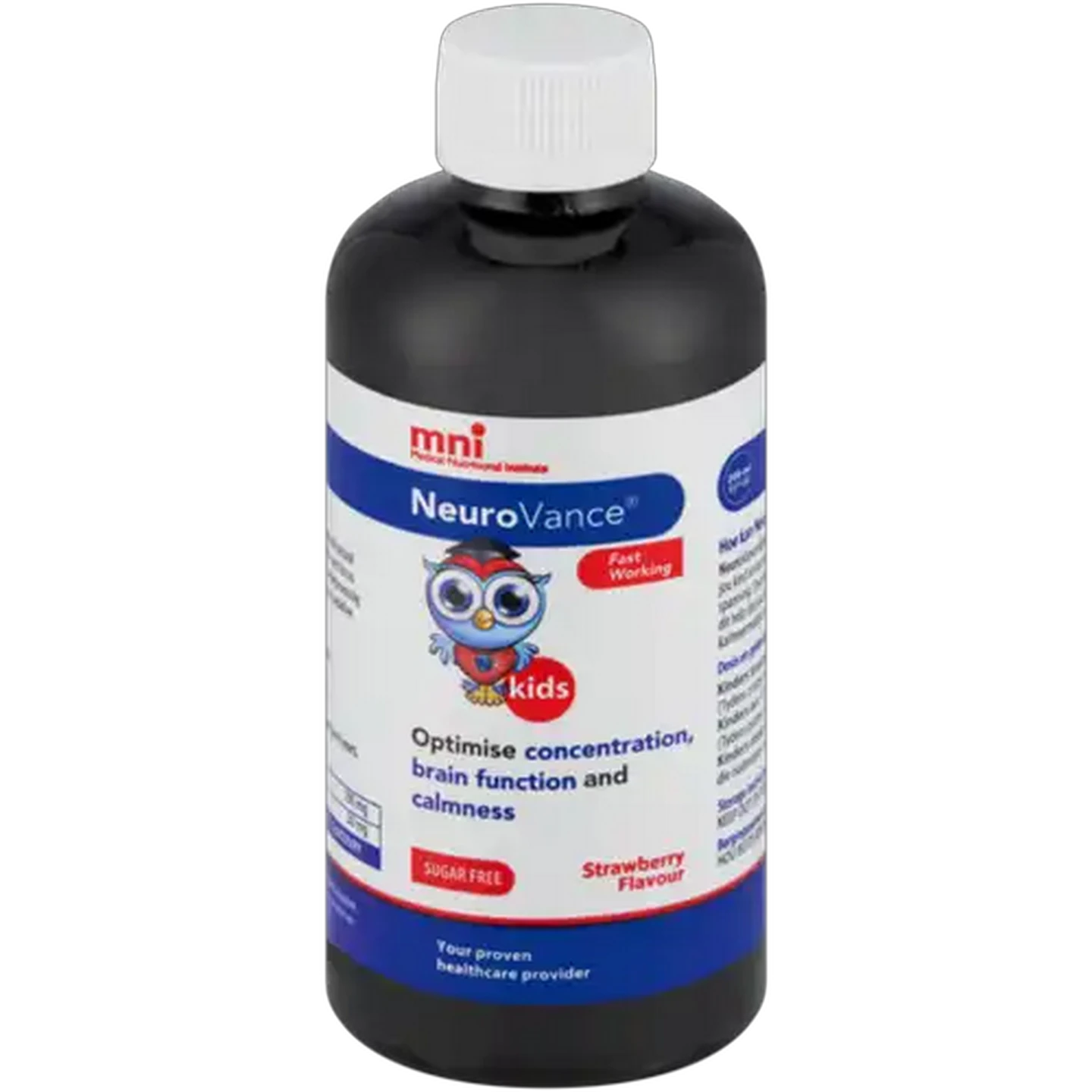 Image of MNI Neuro Vance Strawberry Flavour Kids Syrup 200ml