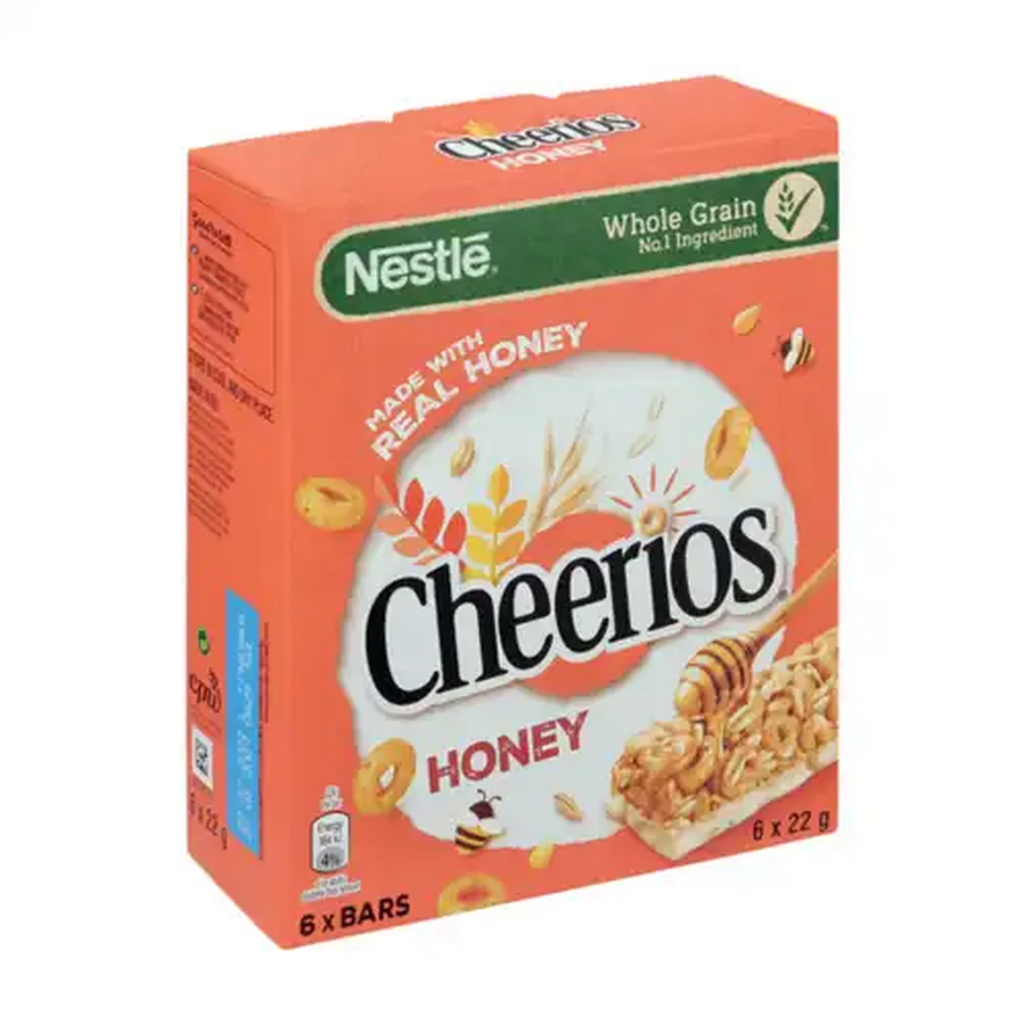 Image of Cheerios Honey Breakfast Cereal Bars 6 x 22g