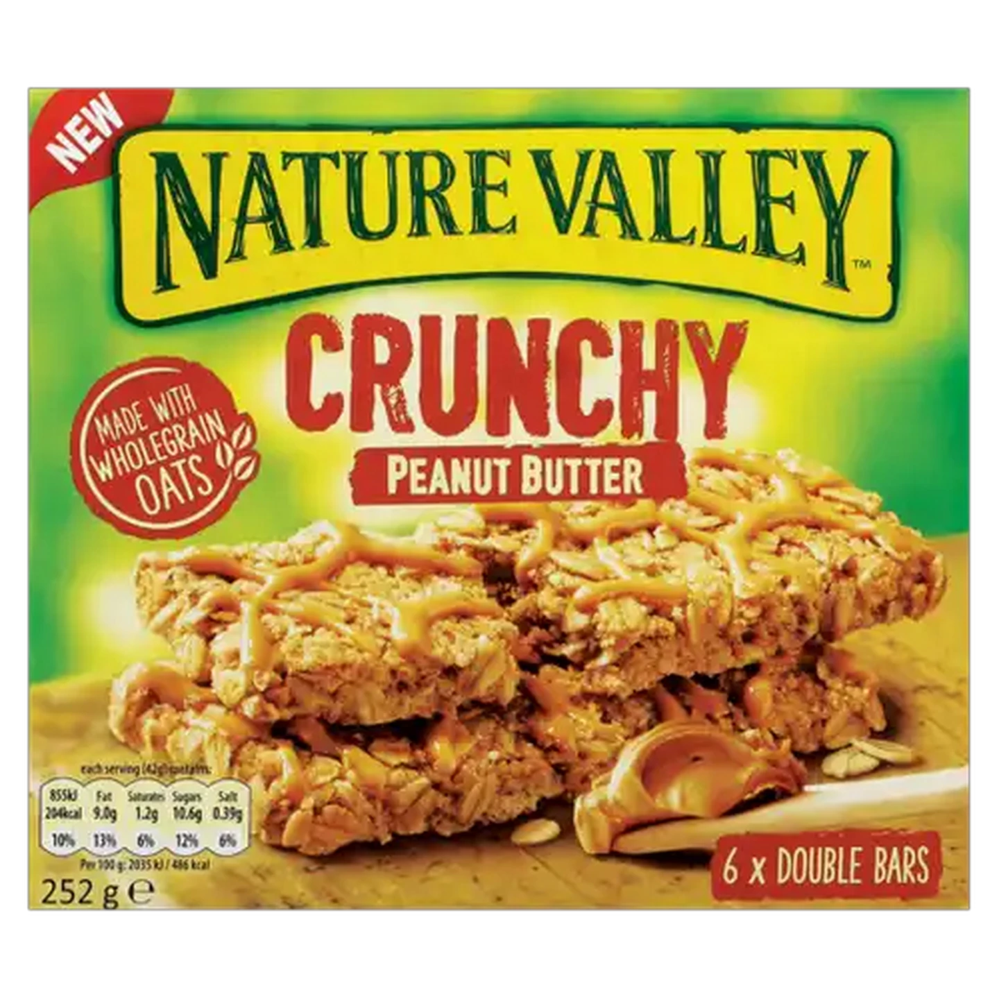 Image of Nature Valley Crunchy Peanut Butter Cereal Bars 6 x 42g
