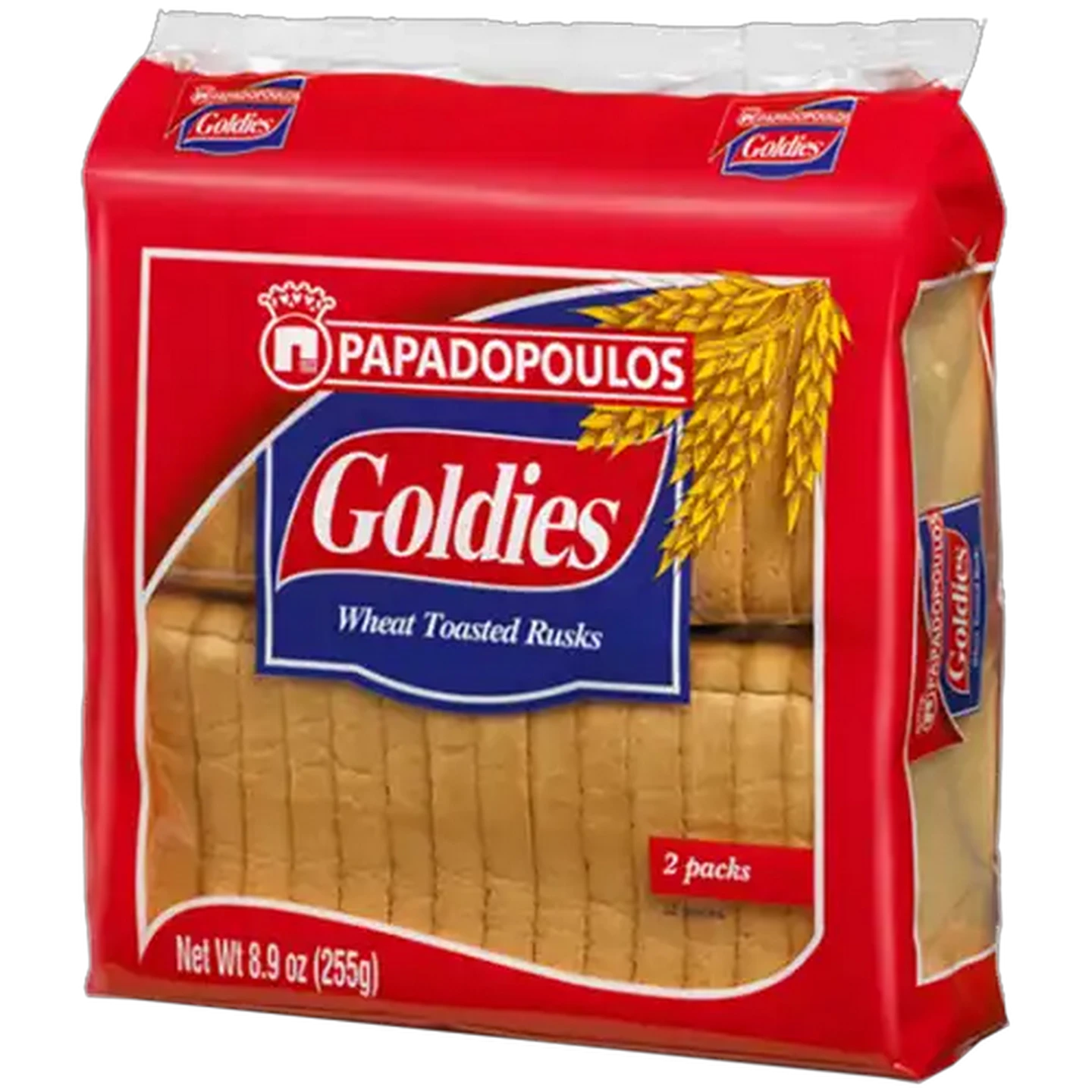 Image of Papadopoulos Goldies Wheat Toasted Rusks 255g