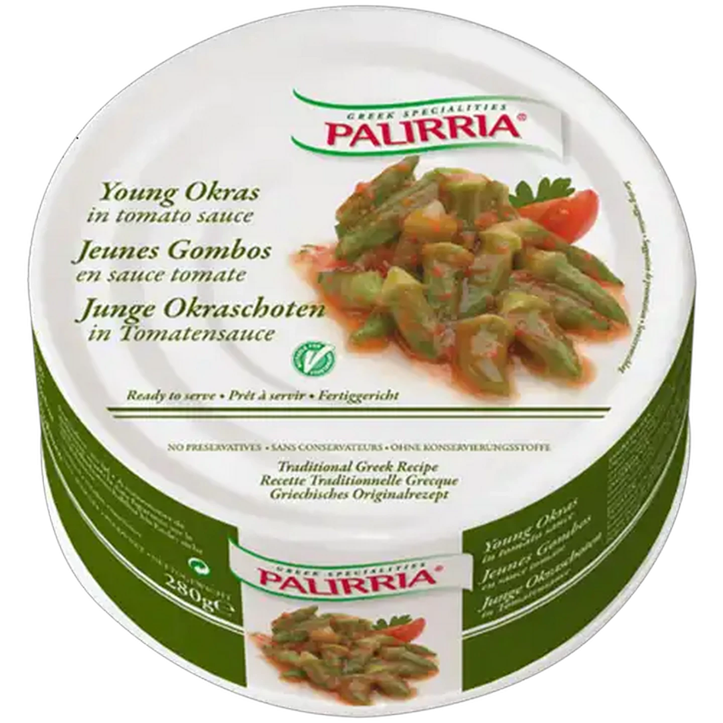 Image of Palirria Young Okras in Tomato Sauce 280g