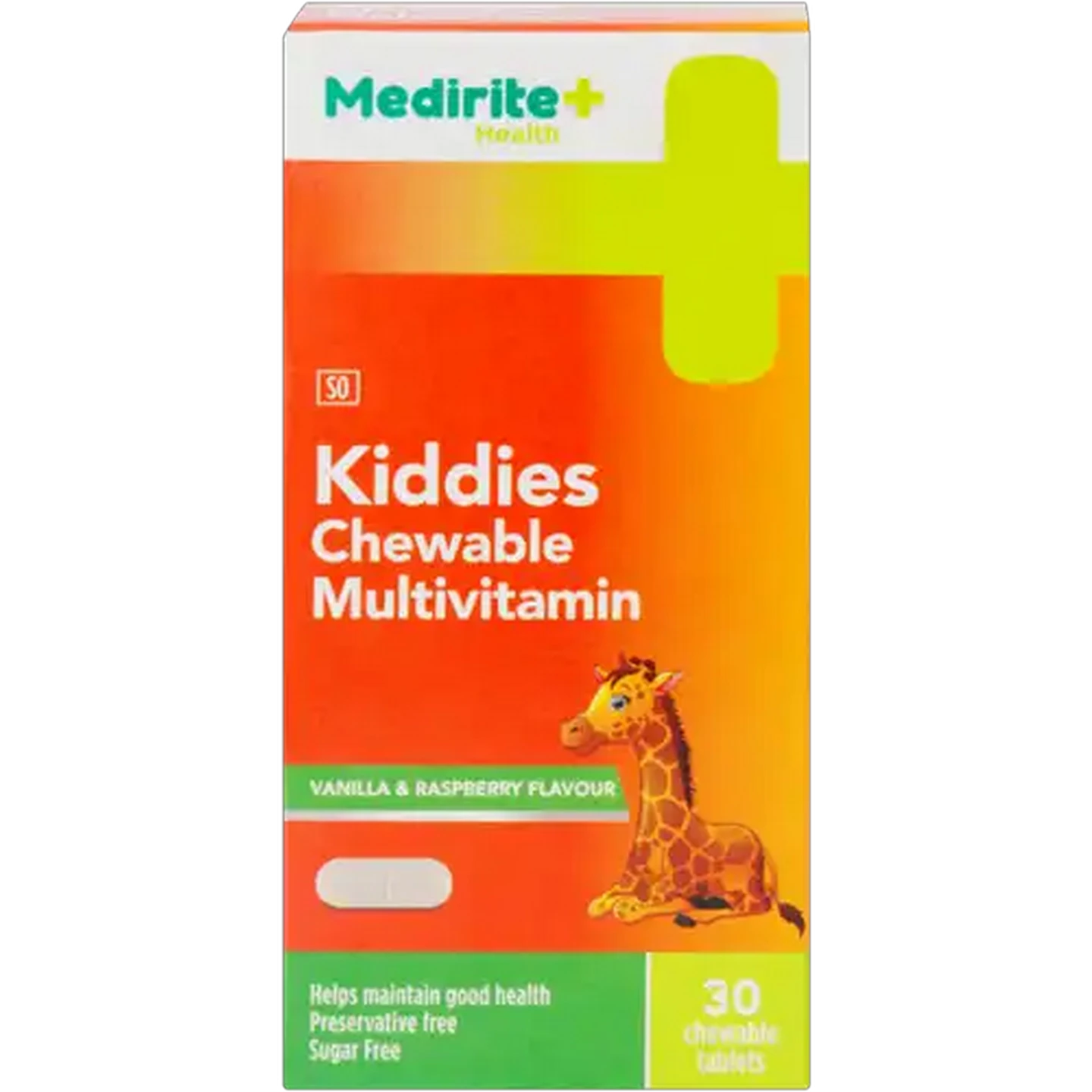 Image of Medirite Kiddies Vanilla & Raspberry Multivitamin Chews 30 Pack