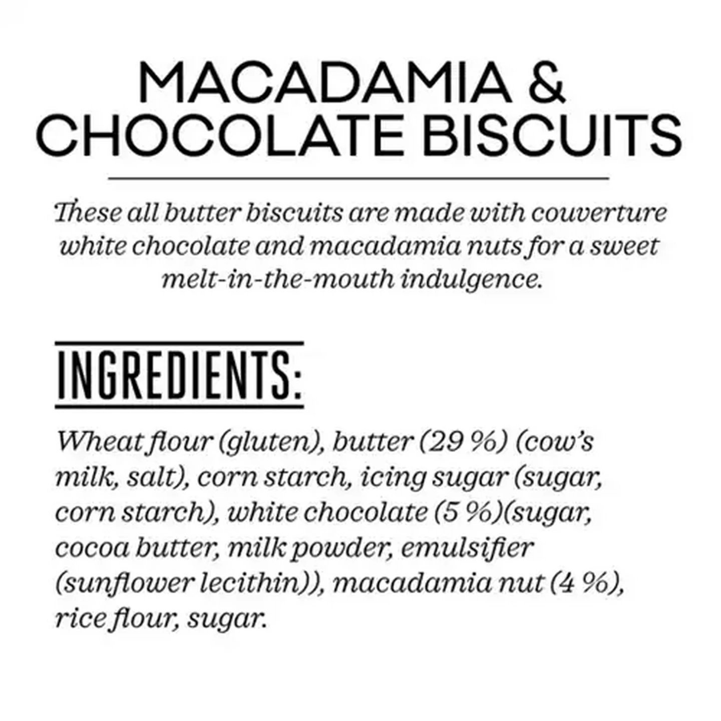 Image of Forage And Feast Macadamia & Chocolate Biscuits 180g