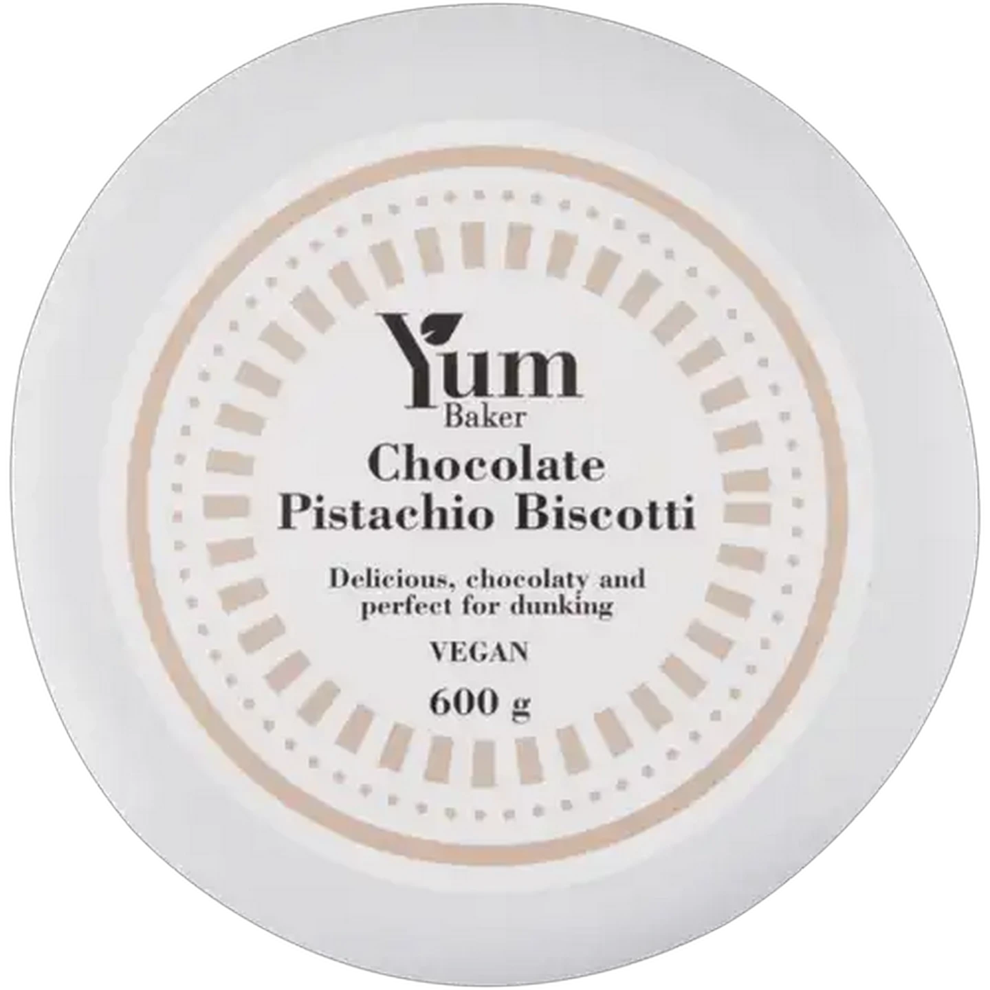 Image of Yum Baker Vegan Chocolate Pistachio Biscotti 600g