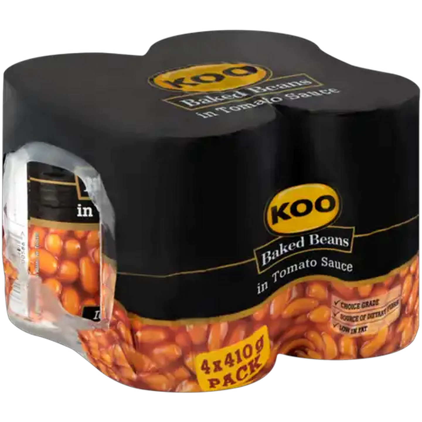 Image of KOO Baked Beans In Tomato Sauce 4 x 410g