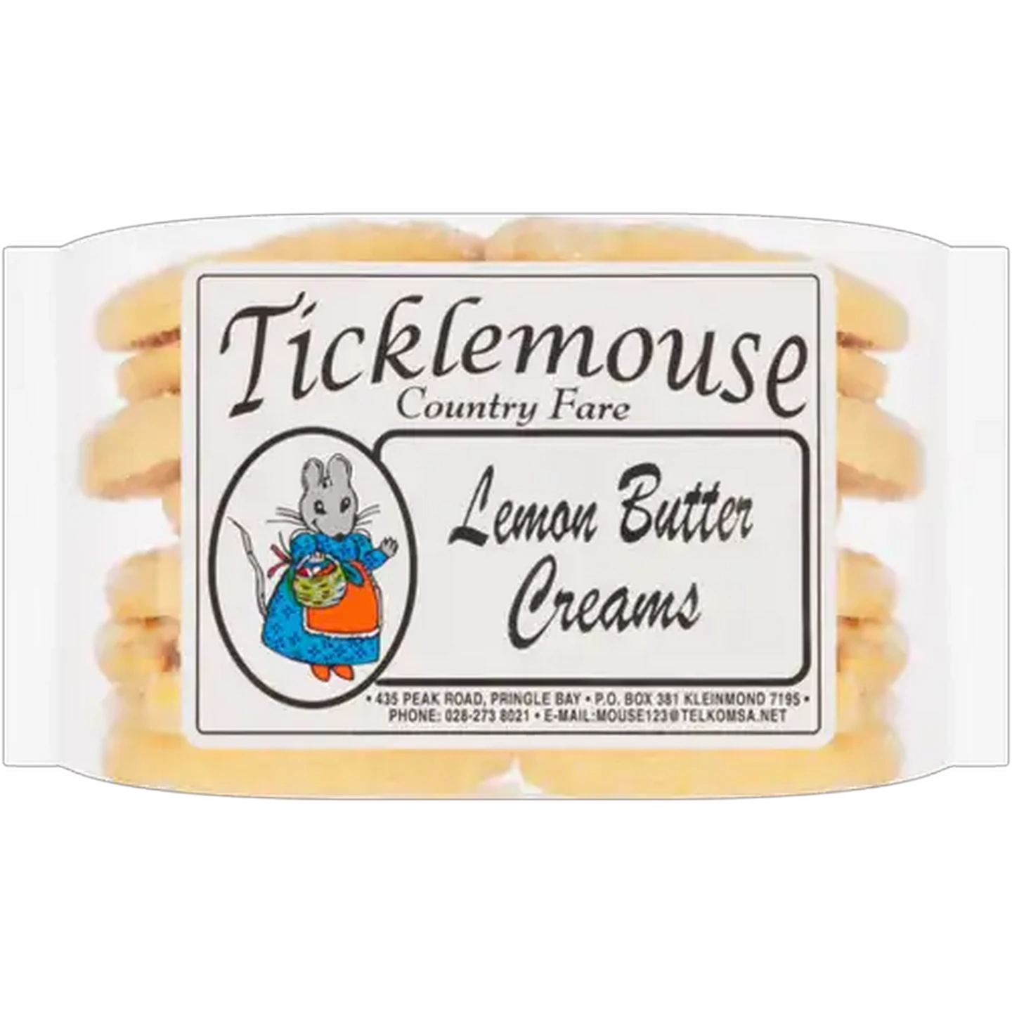 Image of Ticklemouse Country Fare Lemon Butter Creams Biscuits 240g