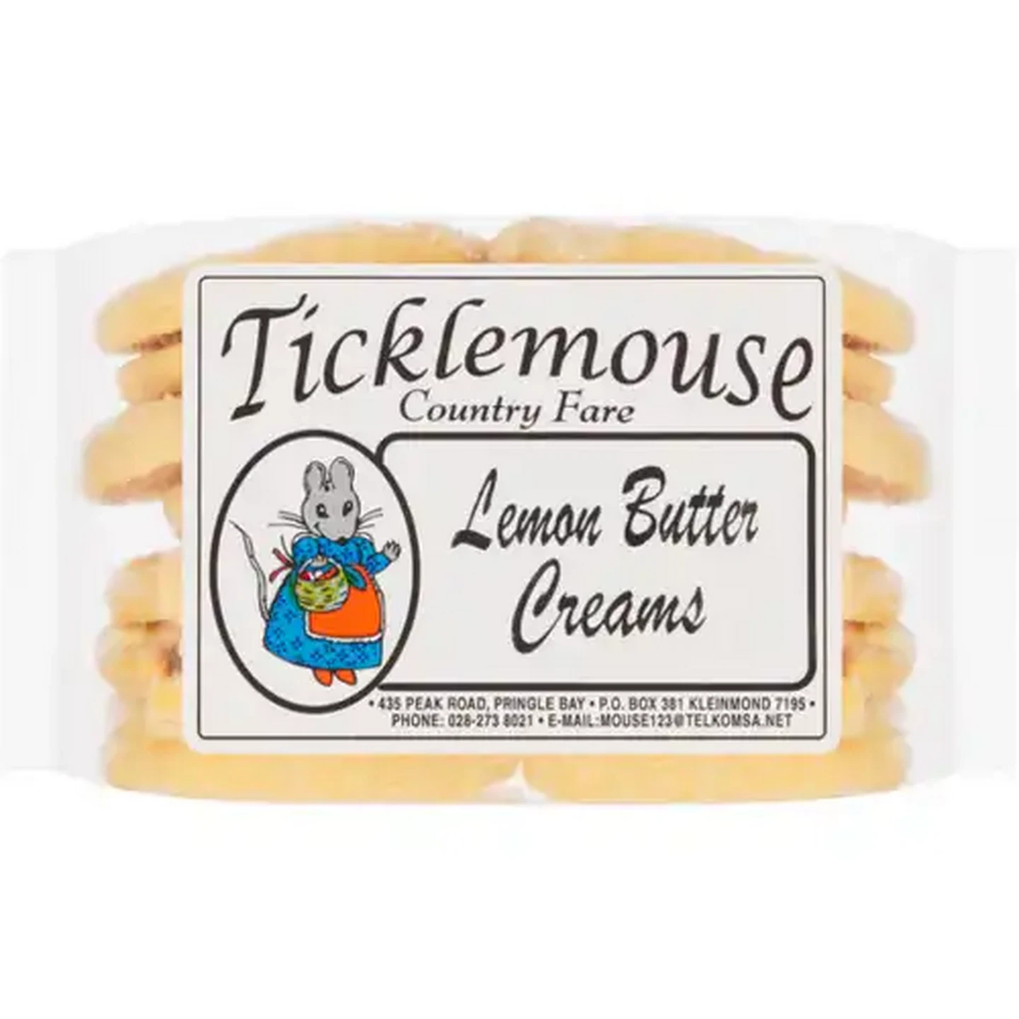 Image of Ticklemouse Country Fare Lemon Butter Creams Biscuits 240g