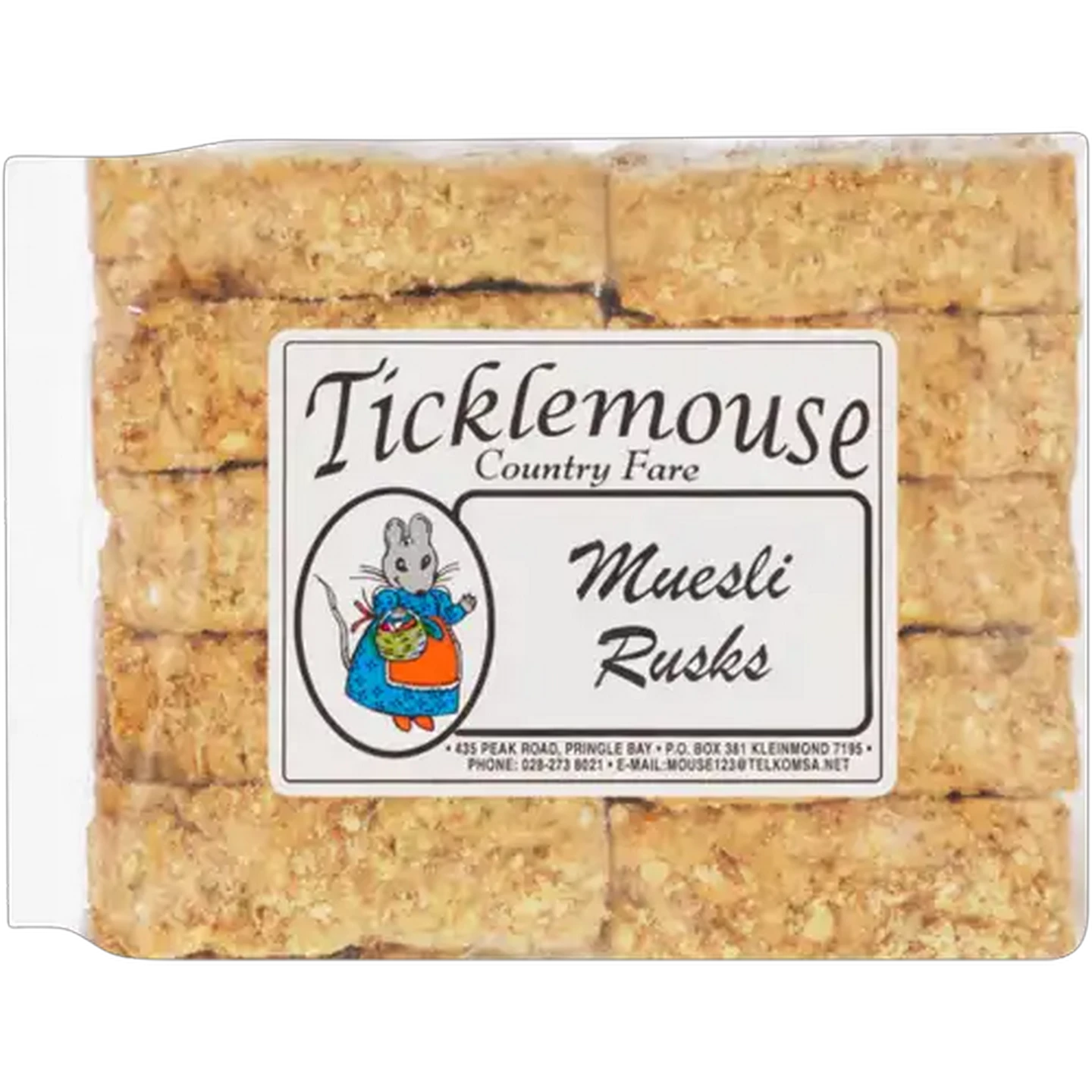 Image of Ticklemouse Country Fare Muesli Rusks 450g