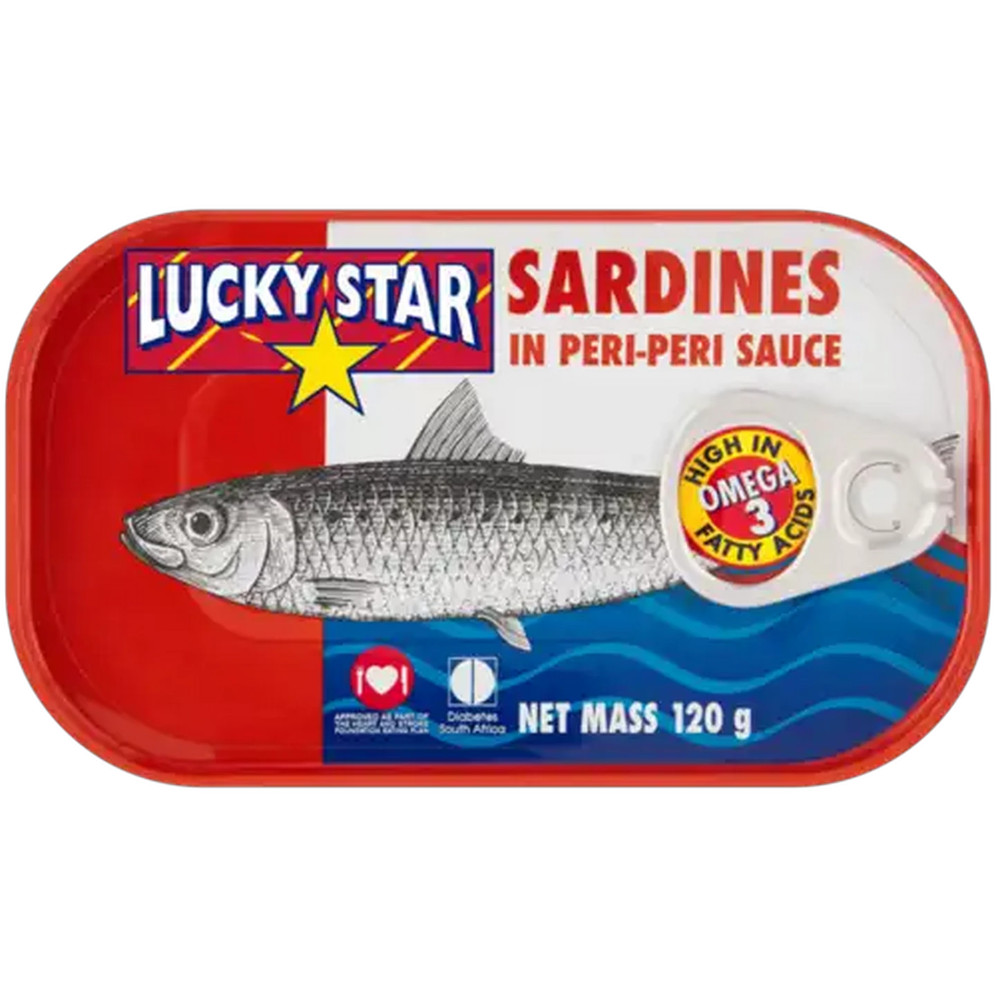 Image of Lucky Star Sardines in Peri-Peri Sauce 120g