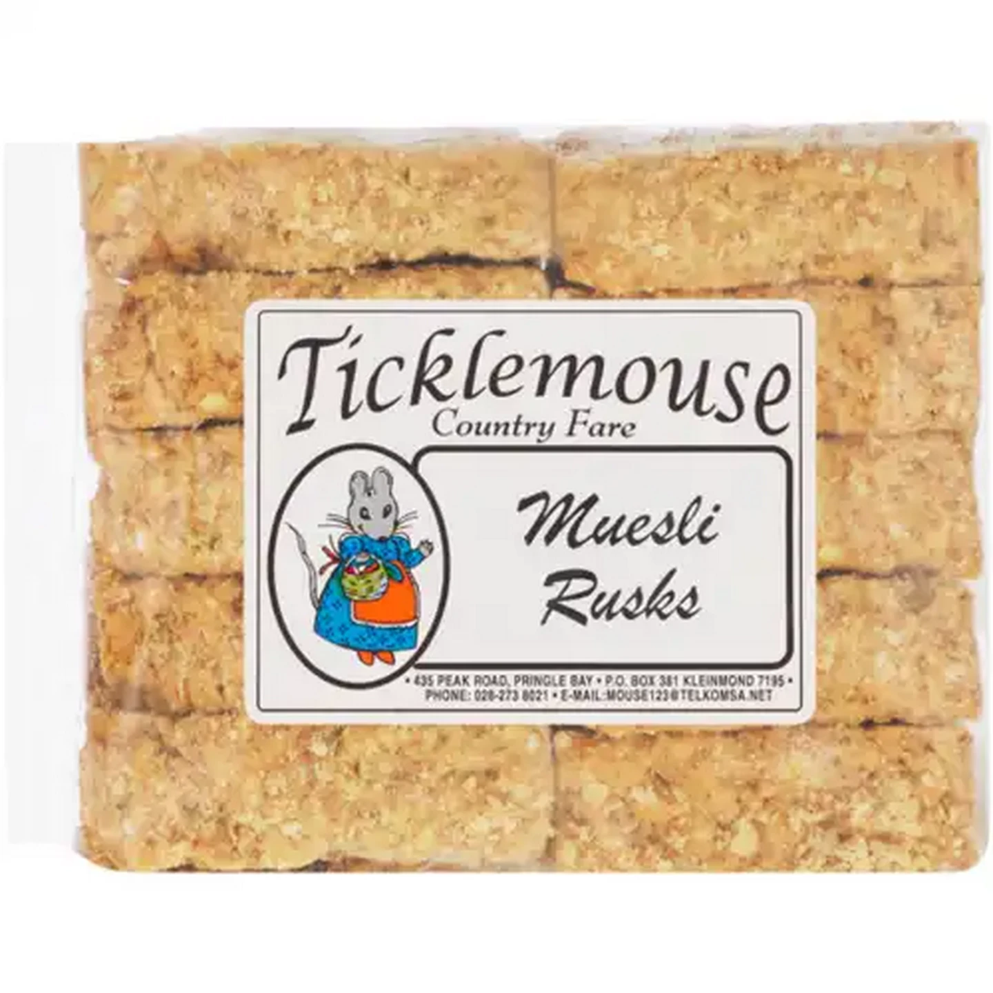 Image of Ticklemouse Country Fare Muesli Rusks 450g