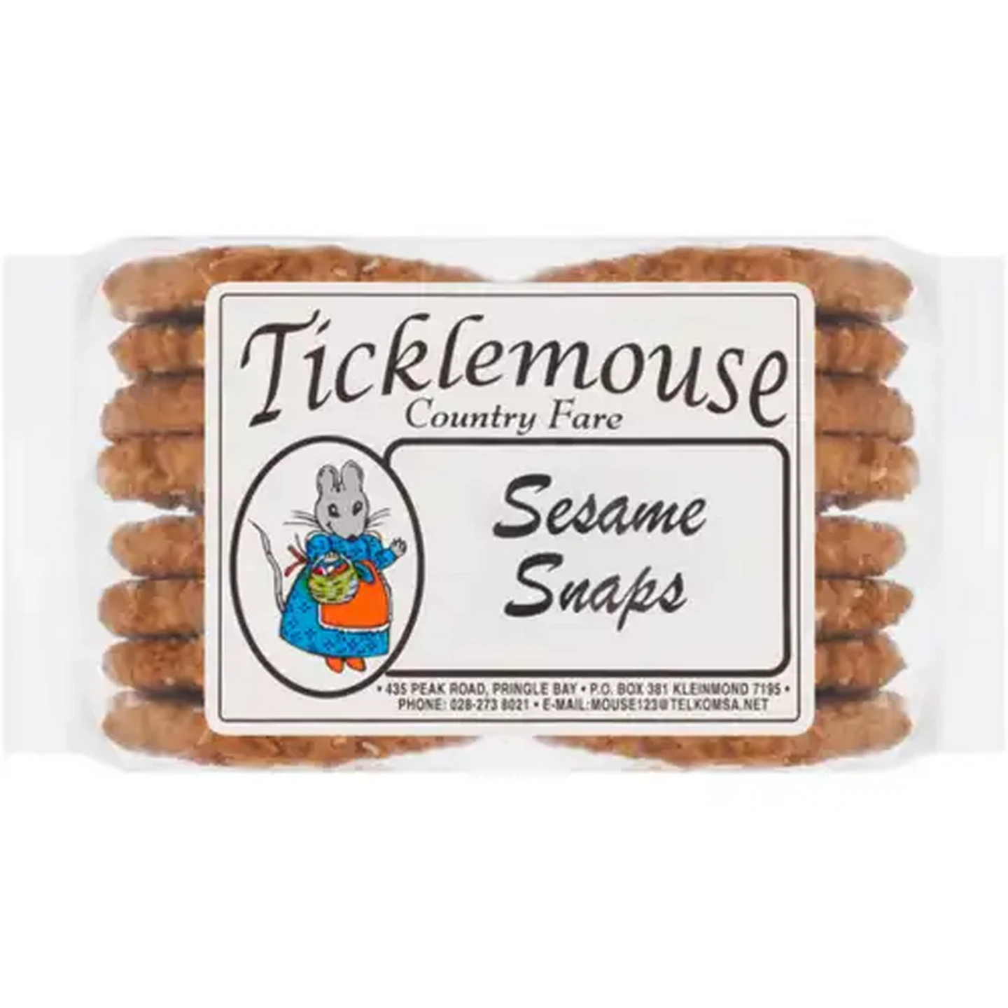 Image of Ticklemouse Country Fare Sesame Snaps Biscuits 200g