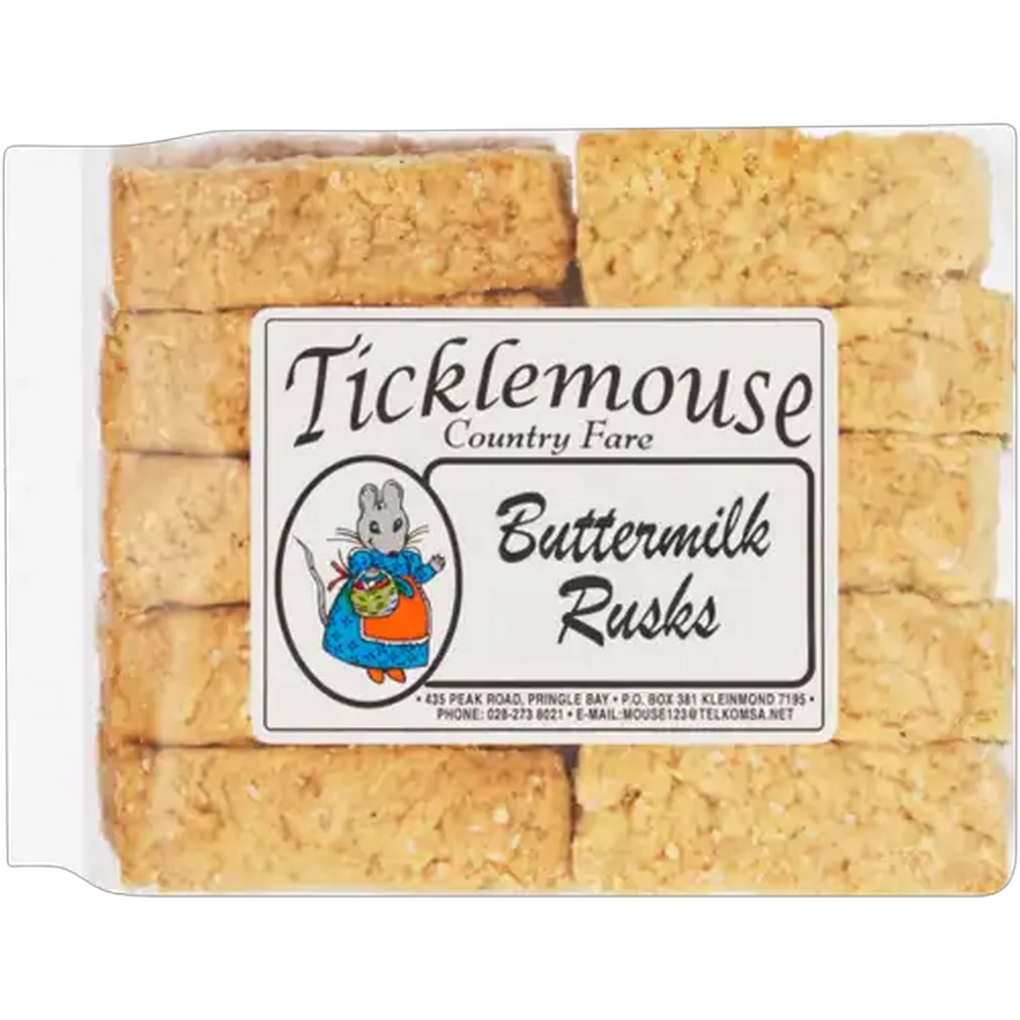 Image of Ticklemouse Country Fare Buttermilk Rusks 450g