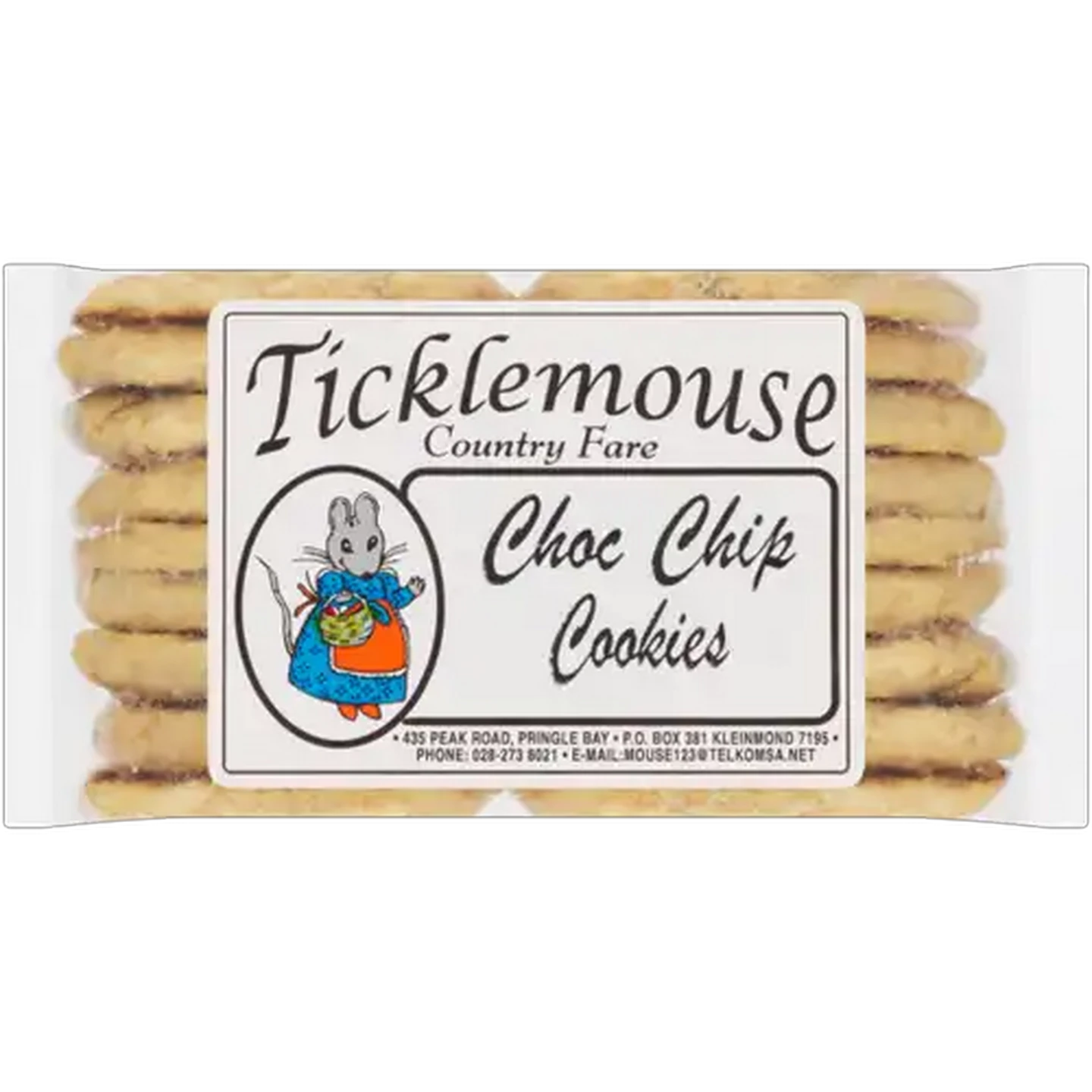 Image of Ticklemouse Country Fare Choc Chip Cookies 240g