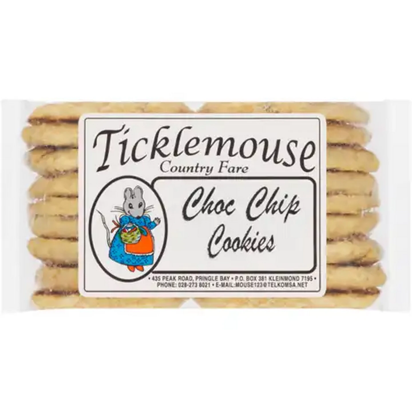 Image of Ticklemouse Country Fare Choc Chip Cookies 240g
