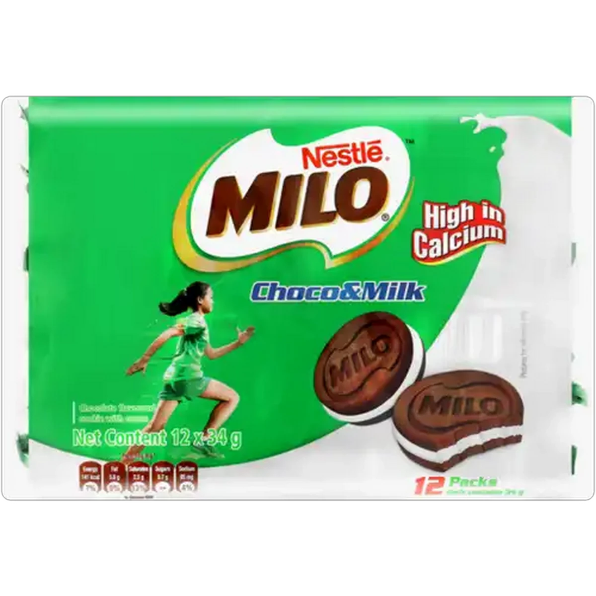 Shoprite ZA | Milo Choco & Milk Biscuits 12 x 34g