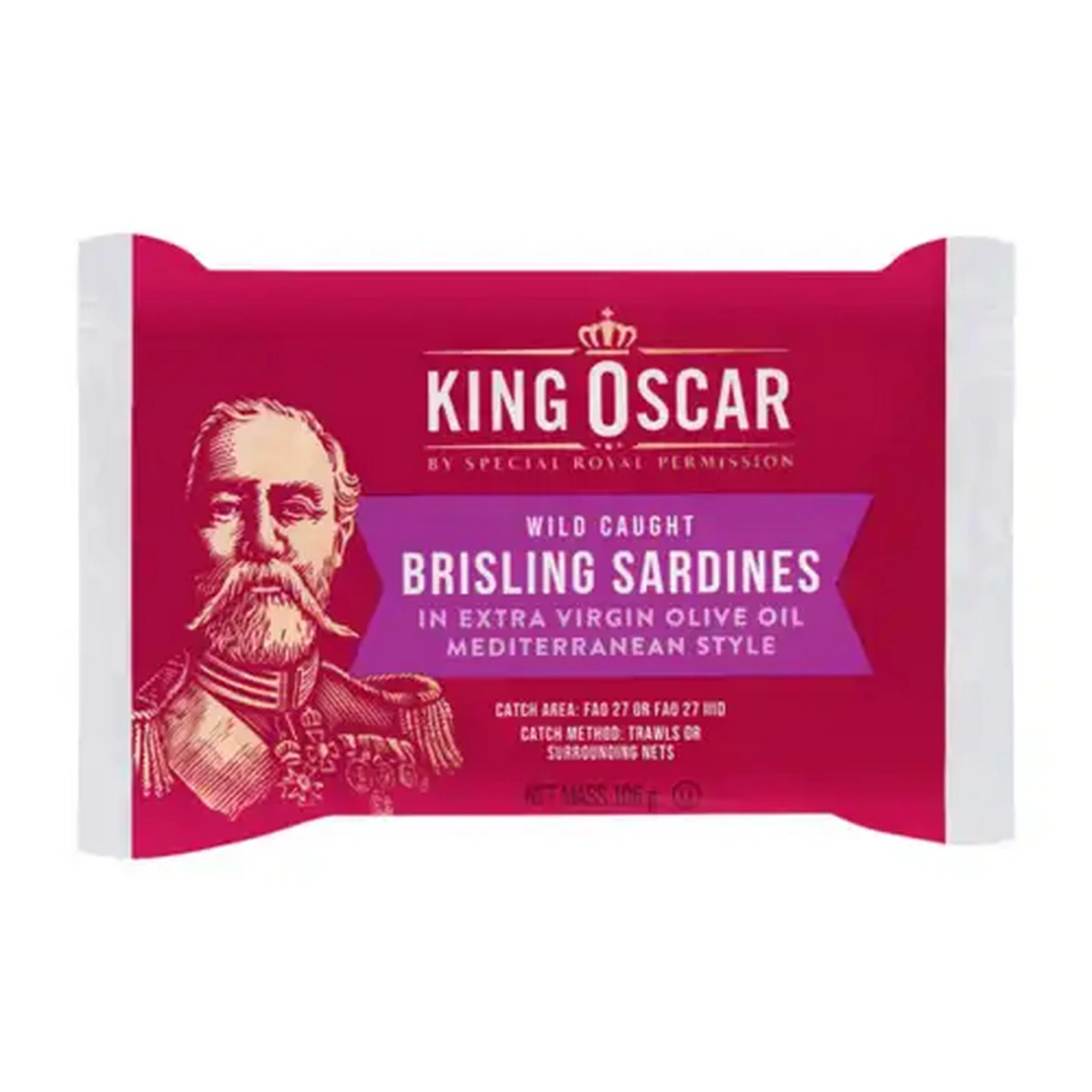 Image of King Oscar Mediterranean Style Brisling Sardines 106g