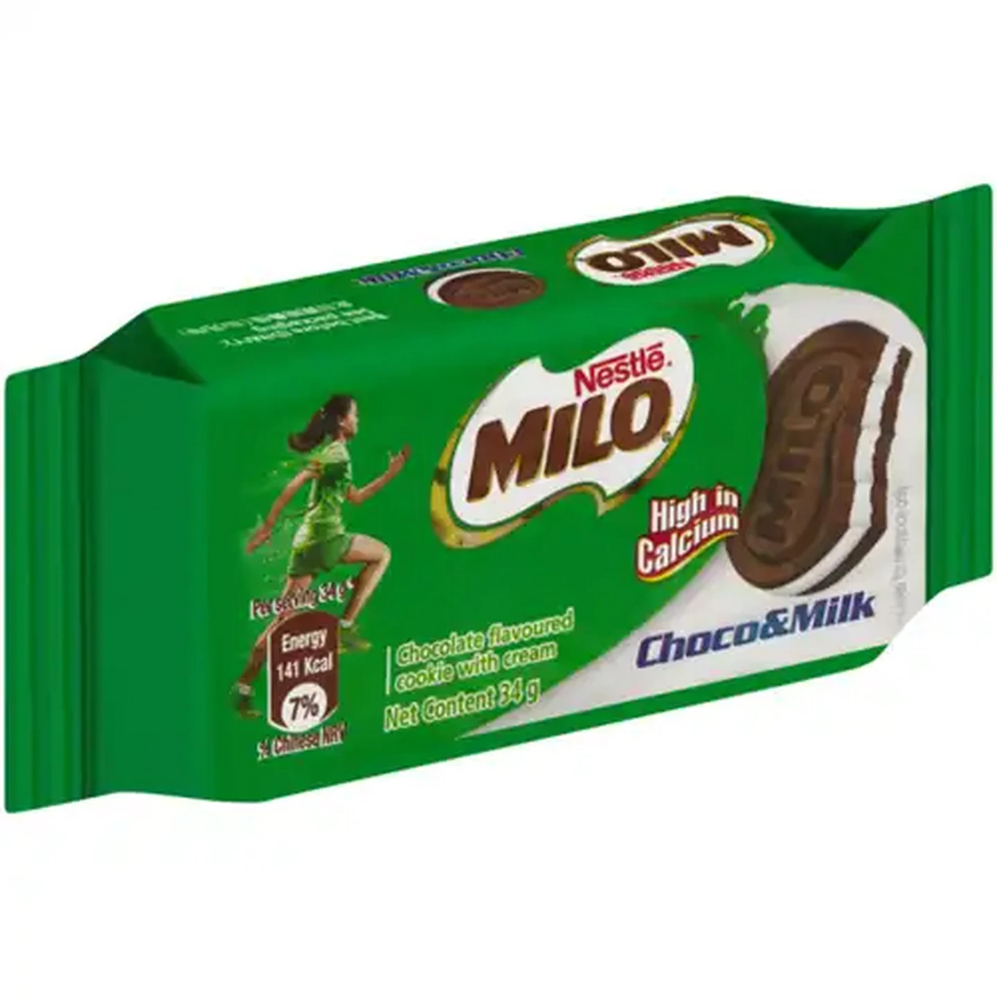 Image of Milo Choco & Milk Cookies 34g