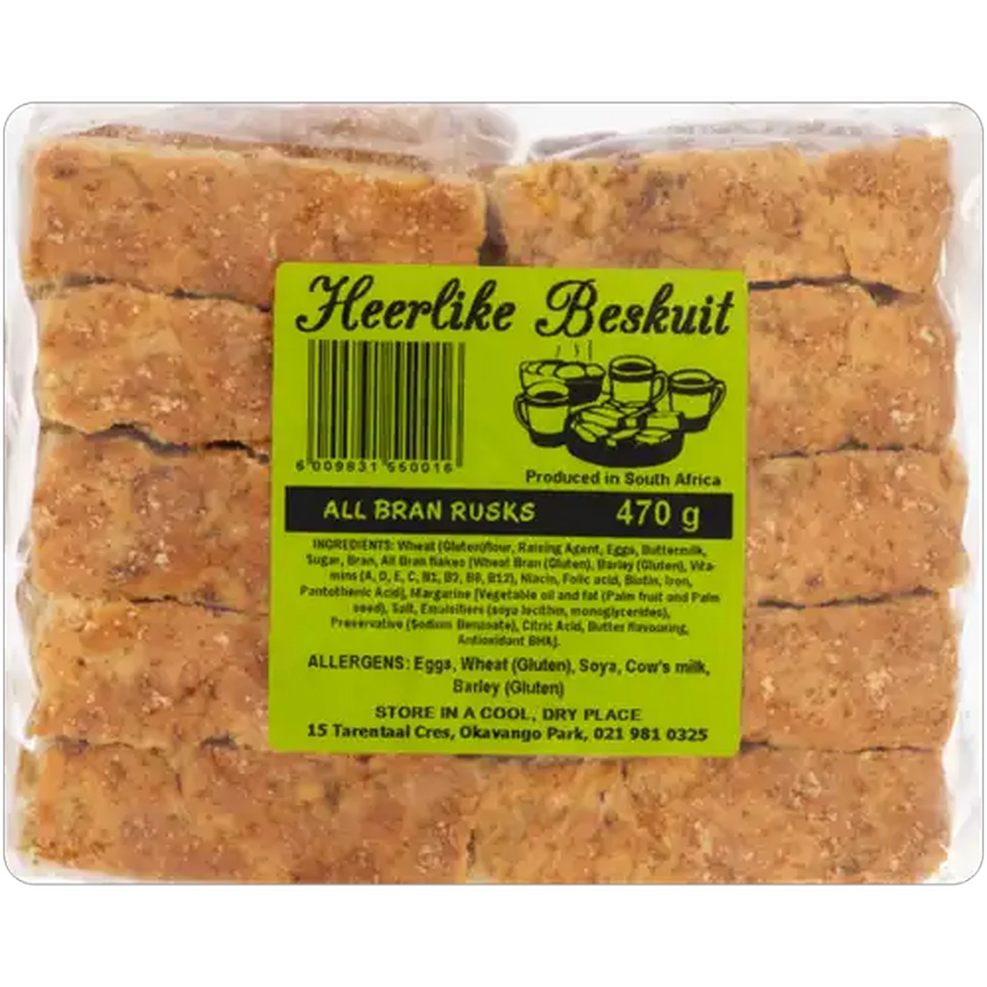 Image of Heerlike Beskuit All Bran Rusks 470g