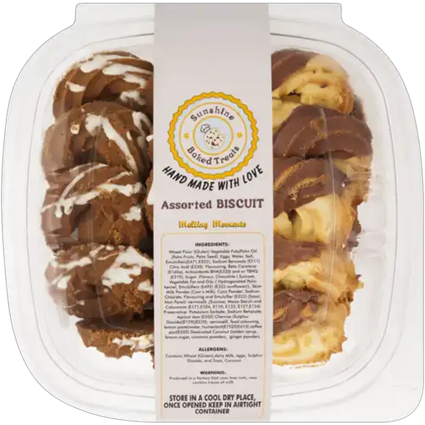 Image of Sunshine Baked Treats Assorted Biscuits 350g (Flavour May Vary)