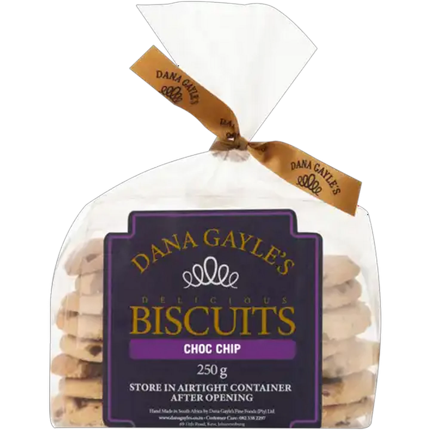 Image of Dana Gayle's Choc Chip Biscuits 250g