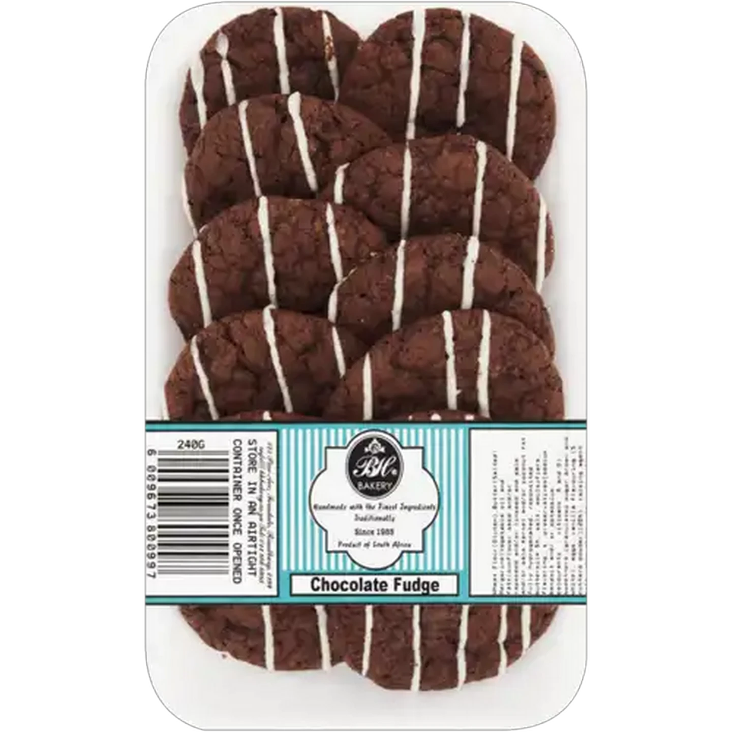 Image of Burkleigh House Bakery Chocolate Fudge Biscuits 240g