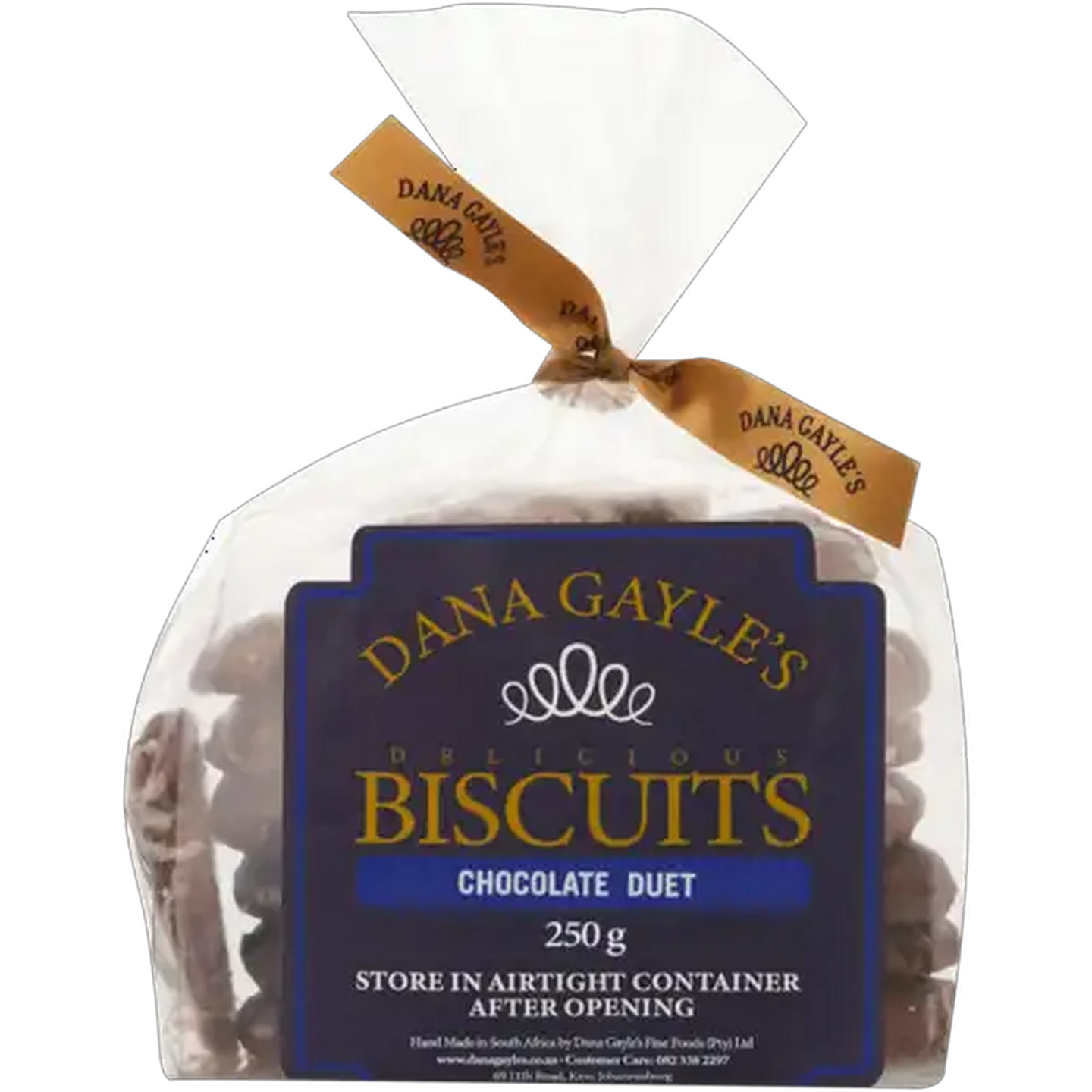 Image of Dana Gayle's Chocolate Duet Biscuits 250g