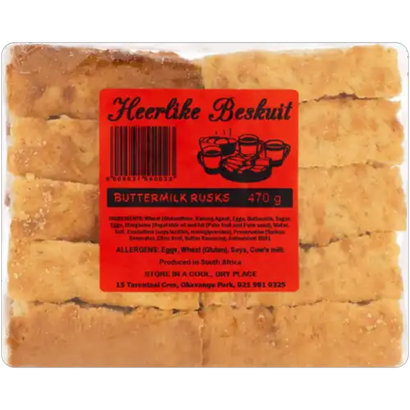 Image of Heerlike Beskuit Buttermilk Rusks 470g